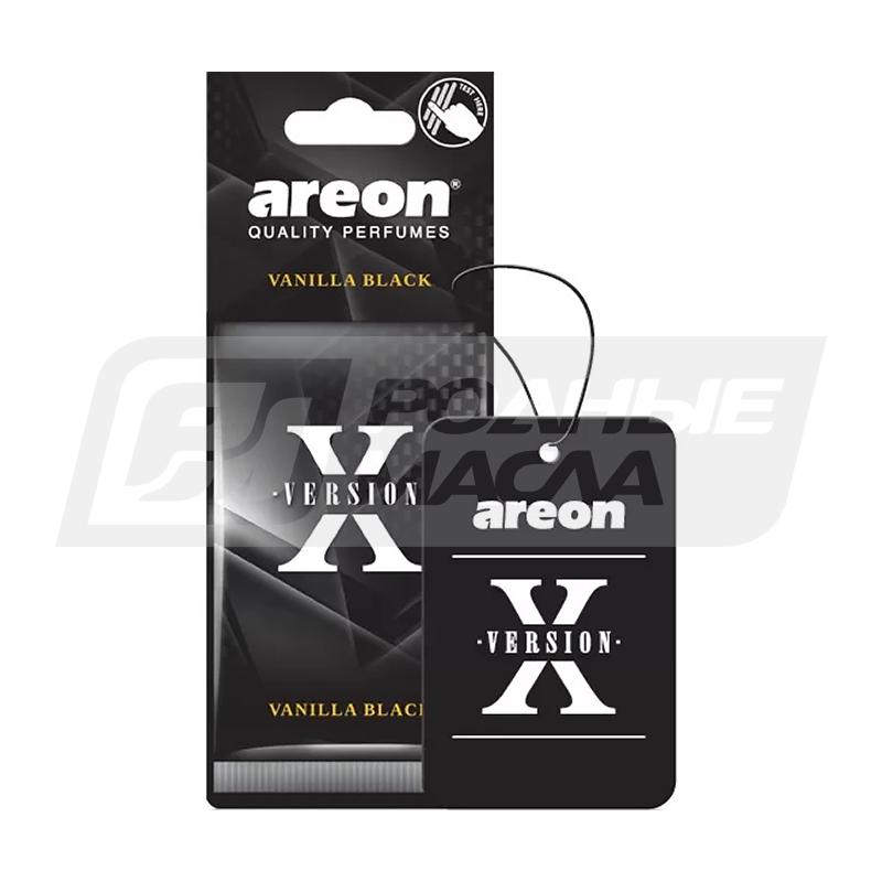 AREON X Version Vanilla Black (Черная ваниль), 1шт AXV11